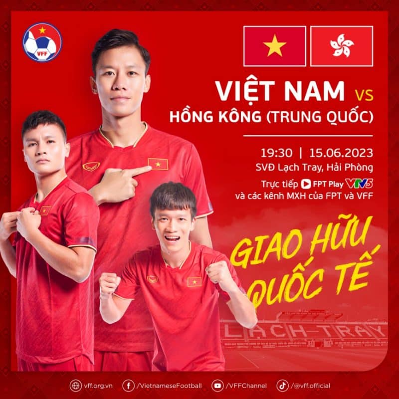 Kết quả Việt Nam vs Hồng Kông, 19h30 ngày 15/6