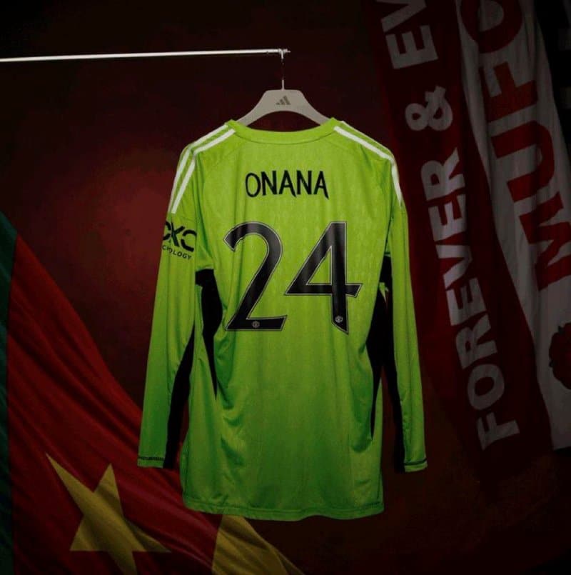 Andre Onana sẽ mang áo số 24 ở Man United