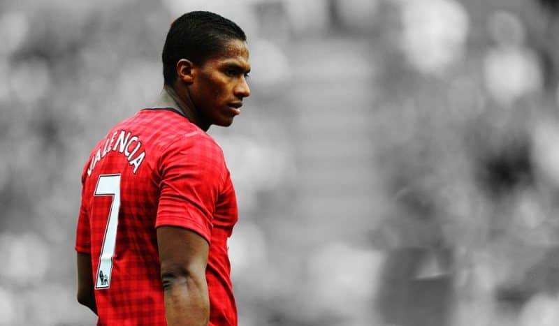 Antonio Valencia khoác áo số 7 ở Man United
