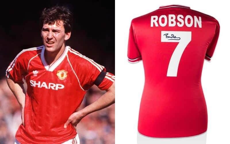Bryan Robson, số 7 Manchester United