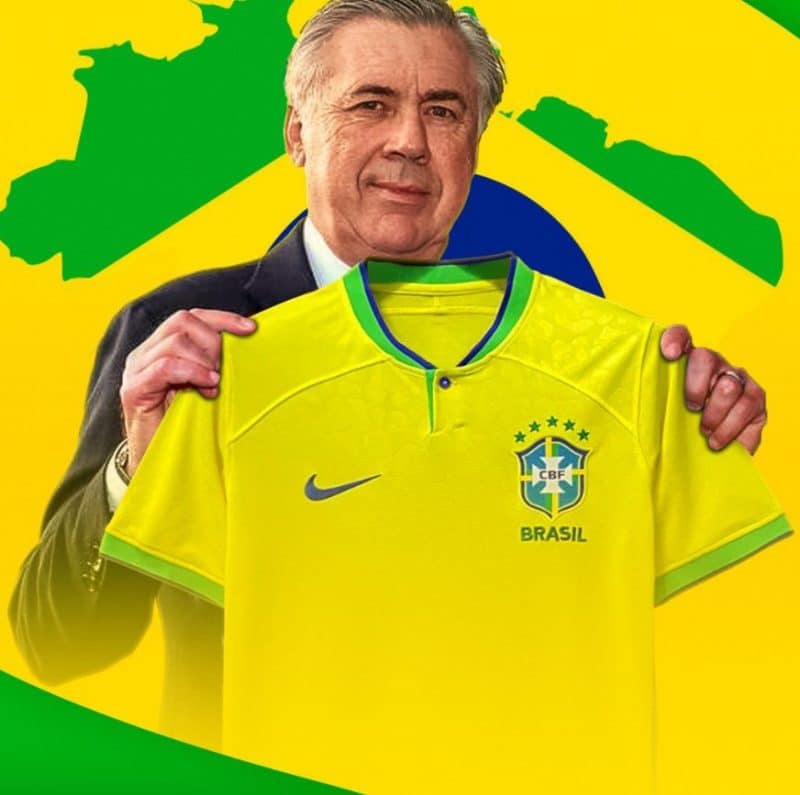 Carlo Ancelotti nhận chức HLV trưởng tuyển Brazil kể từ tháng 6/2024