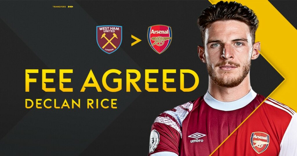 Declan Rice và hành động đặc biệt với Arsenal hè 2023