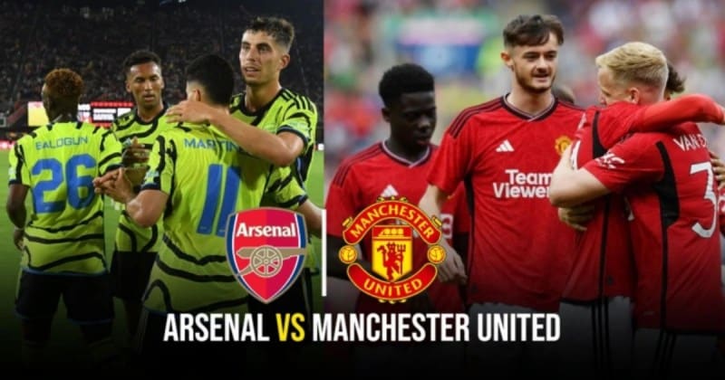 Kết quả Arsenal vs Man United, 4h ngày 23/7/2023