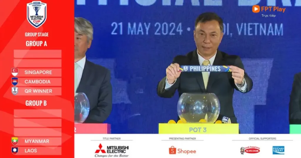 Kết quả bốc thăm AFF Cup 2024: Việt Nam tái ngộ Indonesia