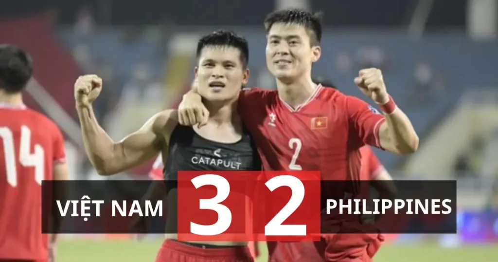 Video bóng đá Việt Nam vs Philippines: Thắng kịch tích, chủ nhà thắp lên hy vọng đi tiếp